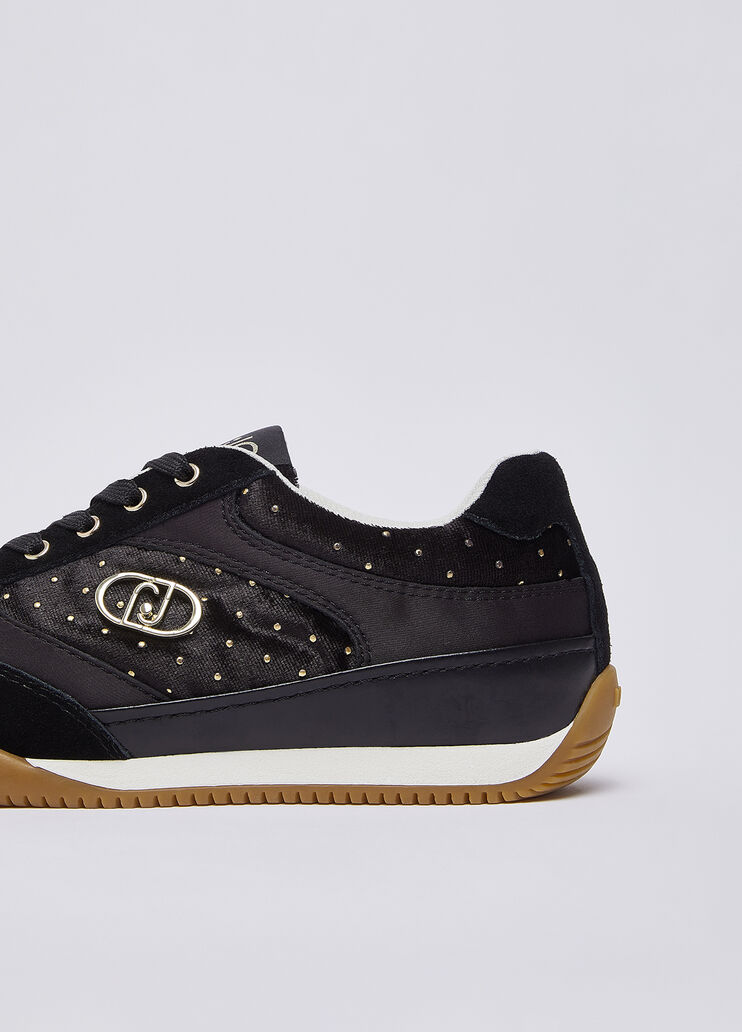 Sneakers in velluto a pois nero Liu Jo - medium