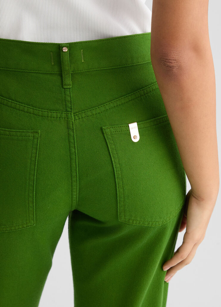 Straight-leg jeans green Liu Jo - large image number 4 Straight-leg jeans green Liu Jo - large image number 4