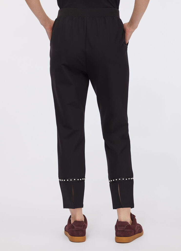 Joggers with drawstring black Liu Jo - large image number 1