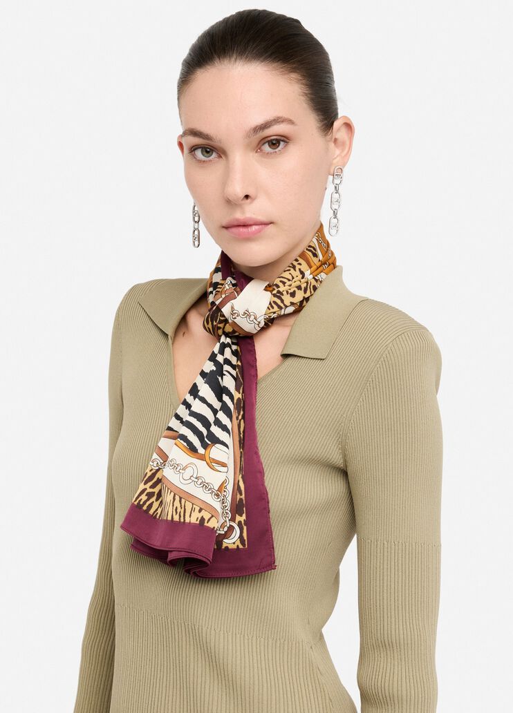 Printed foulard natural Liu Jo - medium Printed foulard natural Liu Jo - medium