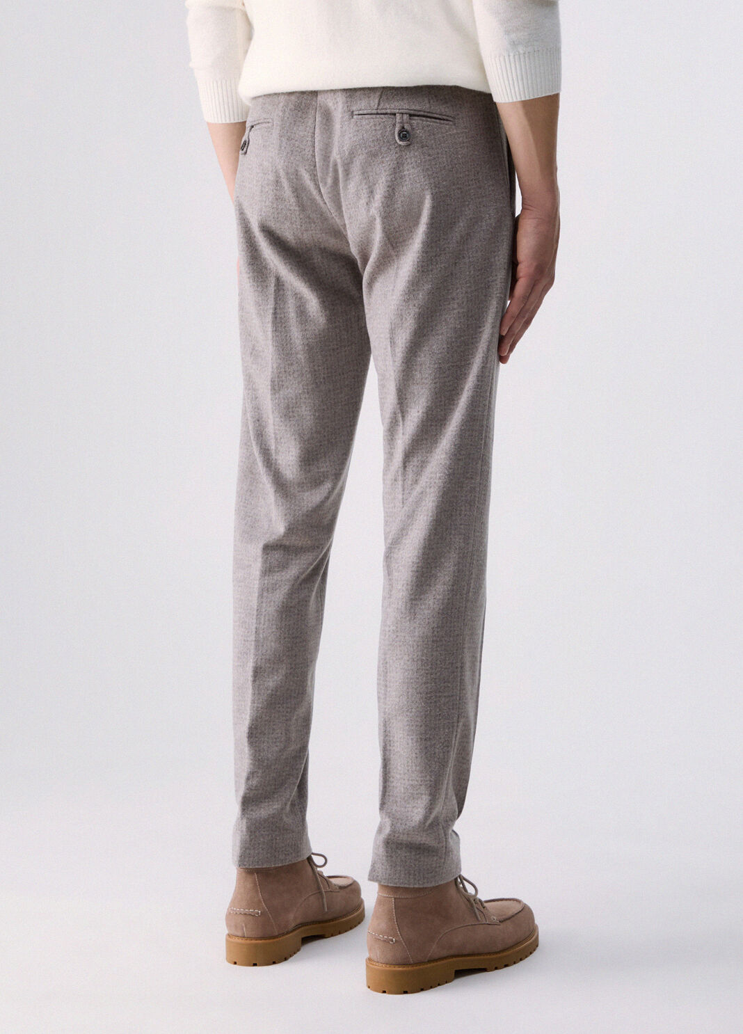 Beaver Wool Blend Trousers khaki Liu Jo - large image number 1