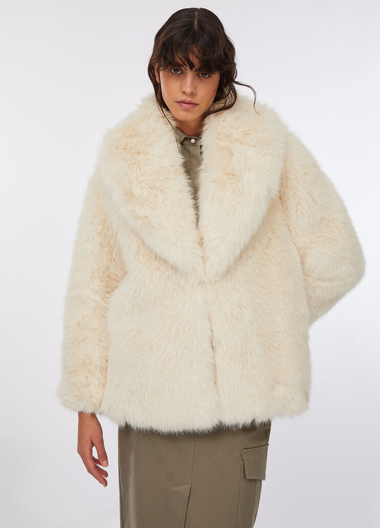 Abrigo de pelo sintético leche Liu Jo - large image number 0