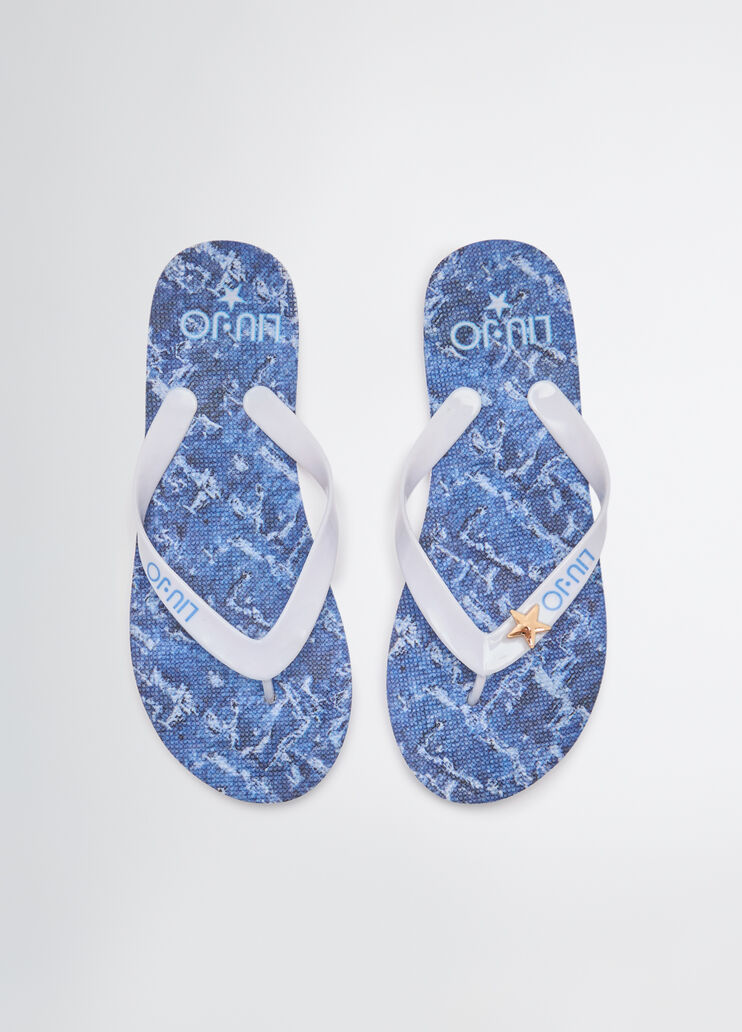 Thong sandals with jeans print jeans Liu Jo - medium Thong sandals with jeans print jeans Liu Jo - medium