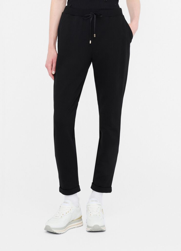 Fleece jogging pants black Liu Jo - medium Fleece jogging pants black Liu Jo - medium