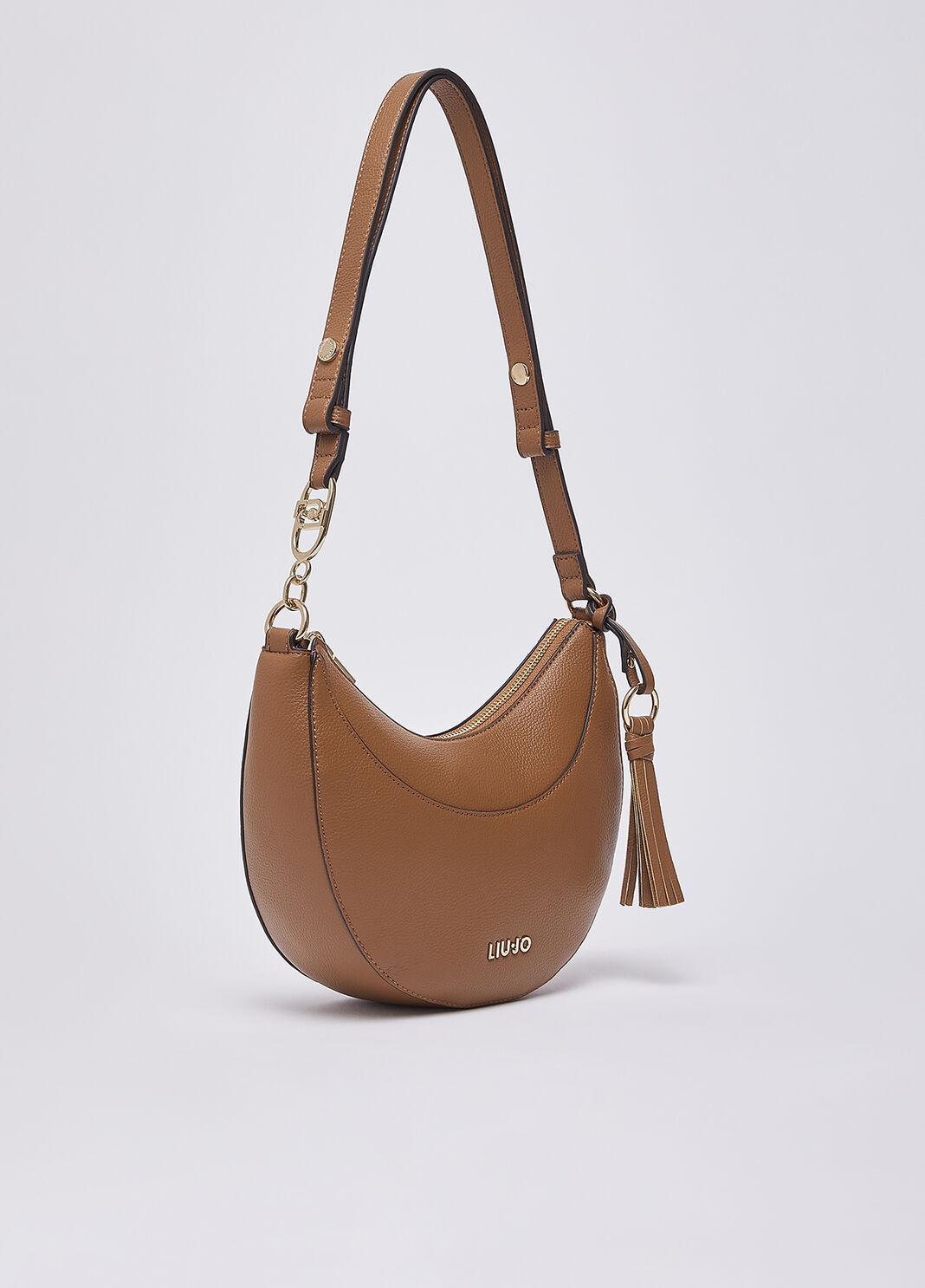 Mittelgro&szlig;e Hobobag mit Anh&auml;nger braun Liu Jo - large image number 2