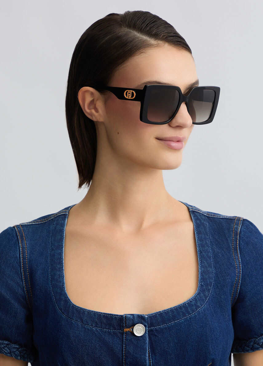 Liu Jo Black Acetate Women Women\'s Sunglasses Liu Jo Sunglasses LJ791S 428 Havana Woman | eBay main image 2