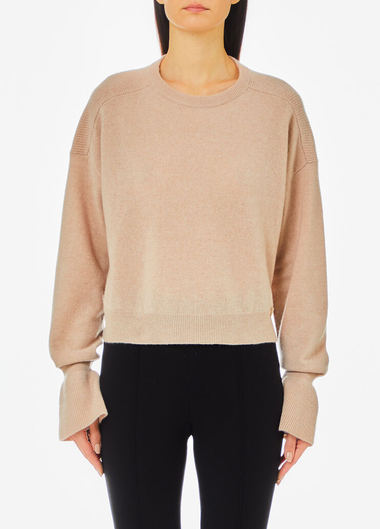 Wool and cashmere jumper pink Liu Jo - large image number 0 Wool and cashmere jumper pink Liu Jo - large image number 0