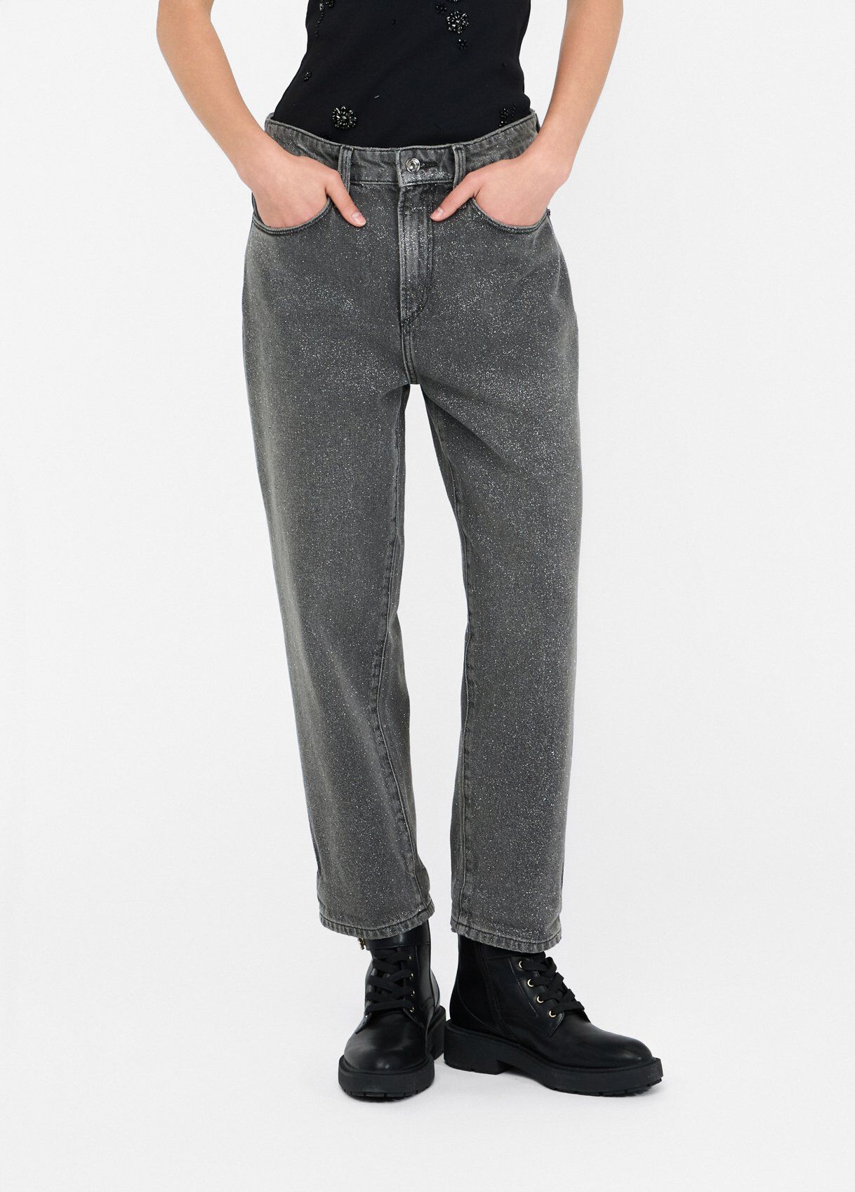 デニム・ジーパン LIU JO Woman Jeans Grey UXX037D4811 88255 Liu Jo Outlet: Jeans woman - Denim | Liu Jo jeans