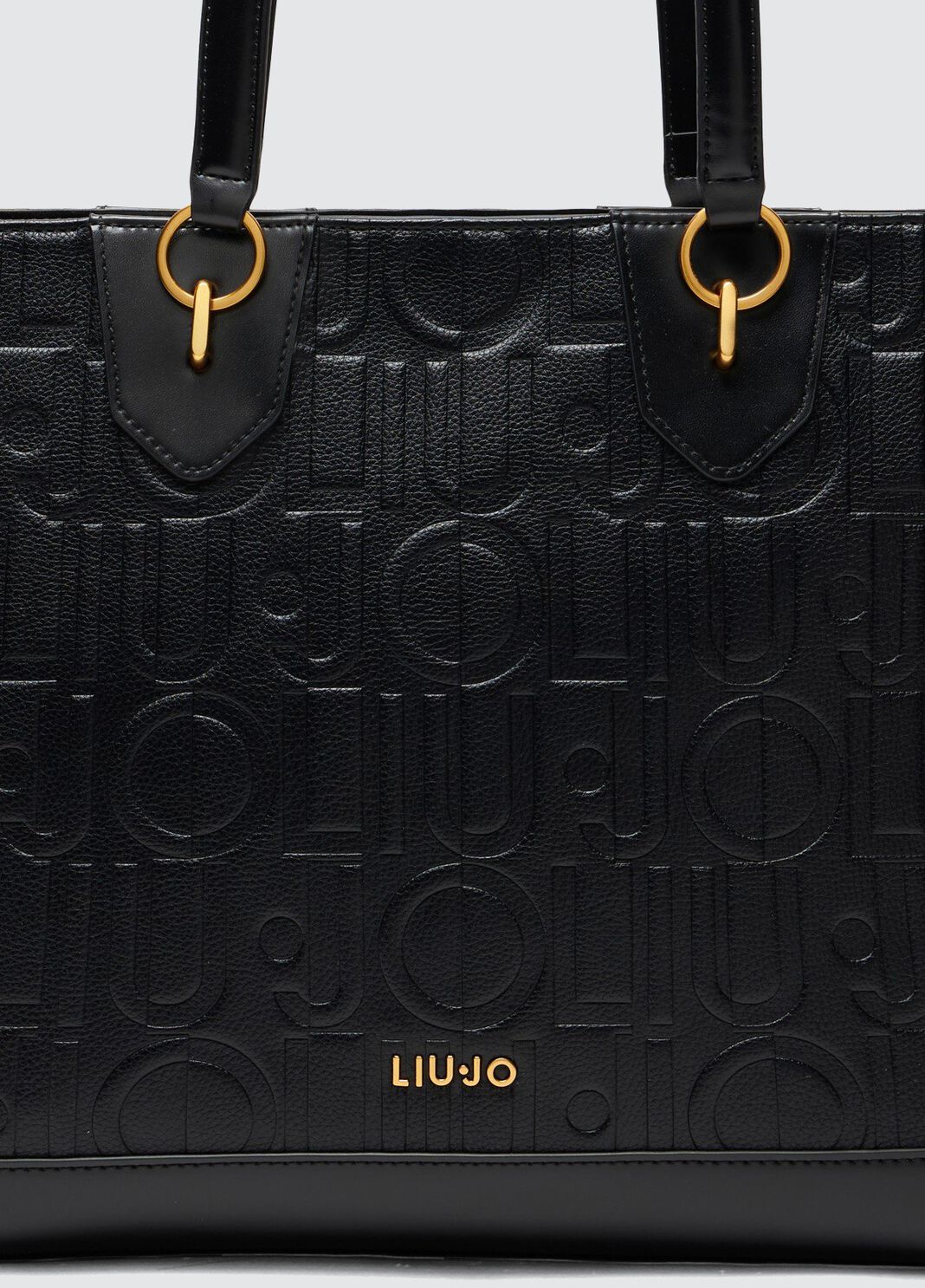 Medium tote bag with decorative charm black Liu Jo - large image number 8
