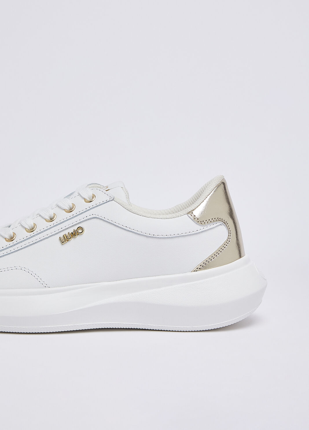 Sneakers en cuir blanc Liu Jo - large image number 5