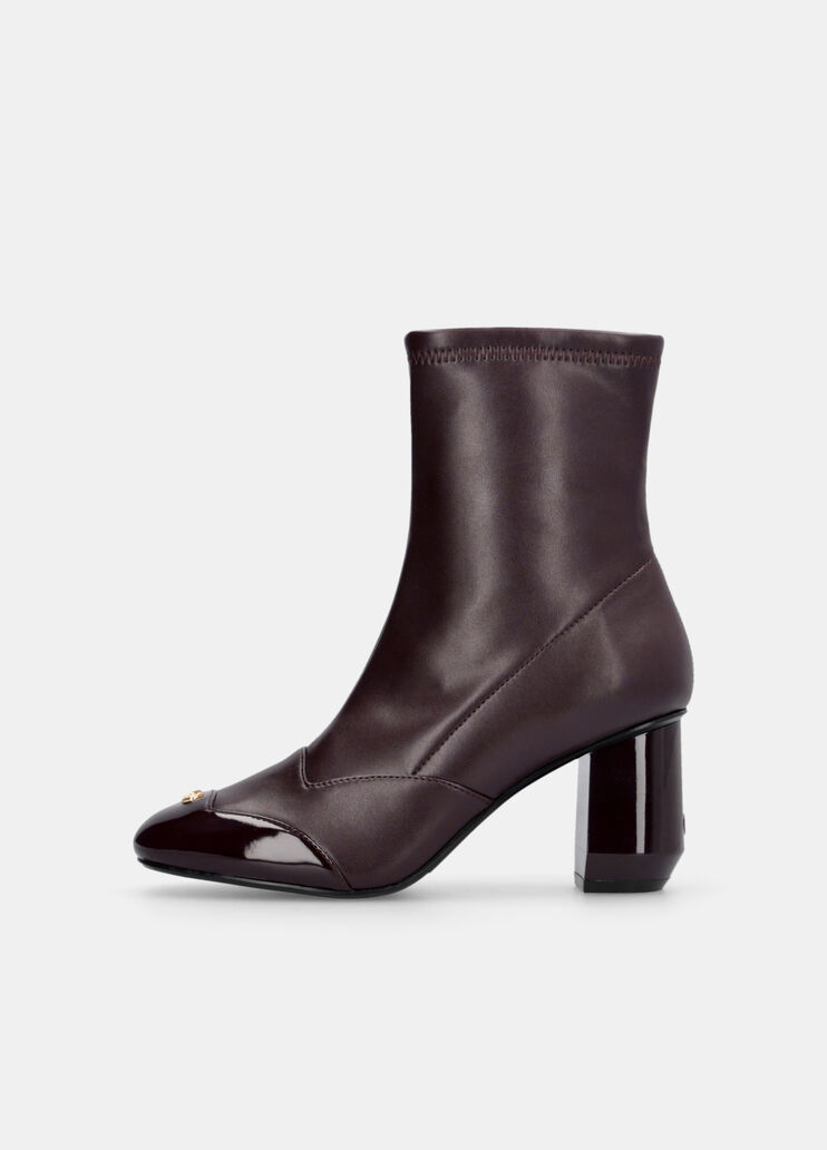 Stivaletti con tacco largo amarone Liu Jo - large image number 5