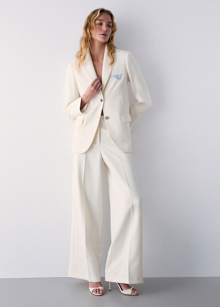Pantal&oacute;n palazzo con doble cinturilla  Liu Jo - medium