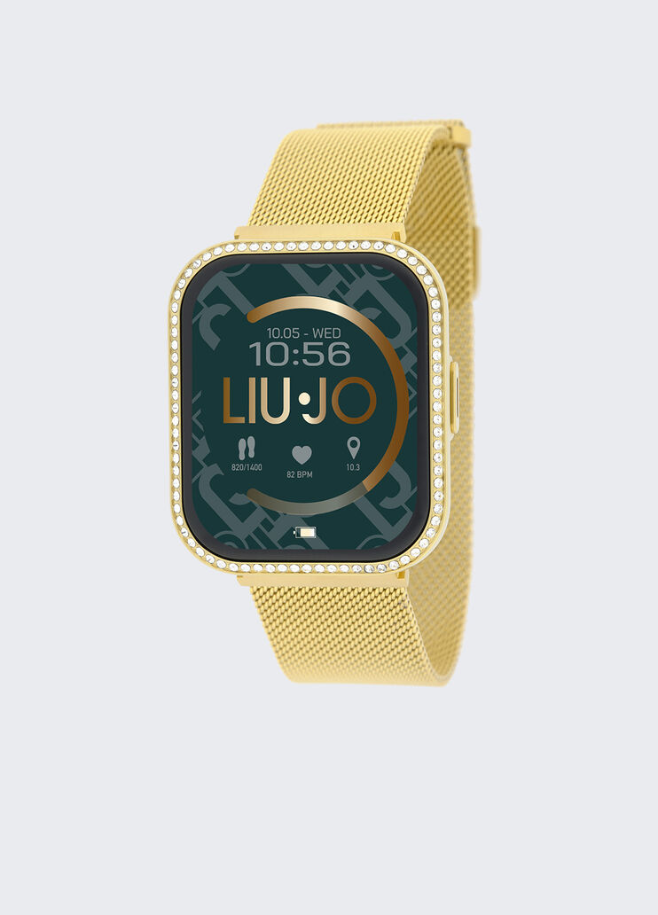 Liu Jo smartwatch with diamantés gold Liu Jo - medium Liu Jo smartwatch with diamantés gold Liu Jo - medium