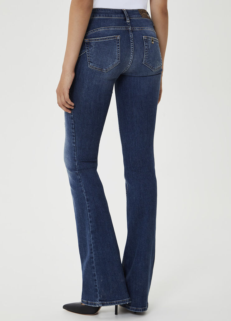 High-rise bell-bottom jeans Blue Liu Jo - large image number 1