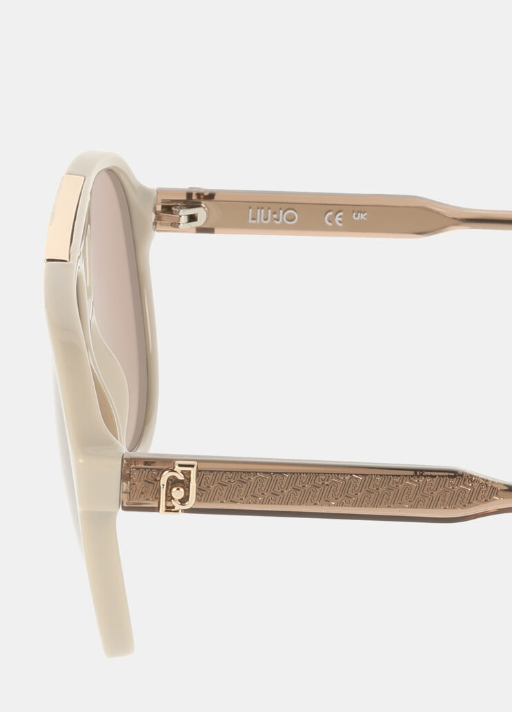 Aviator sunglasses beige Liu Jo - large image number 2 Aviator sunglasses beige Liu Jo - large image number 2