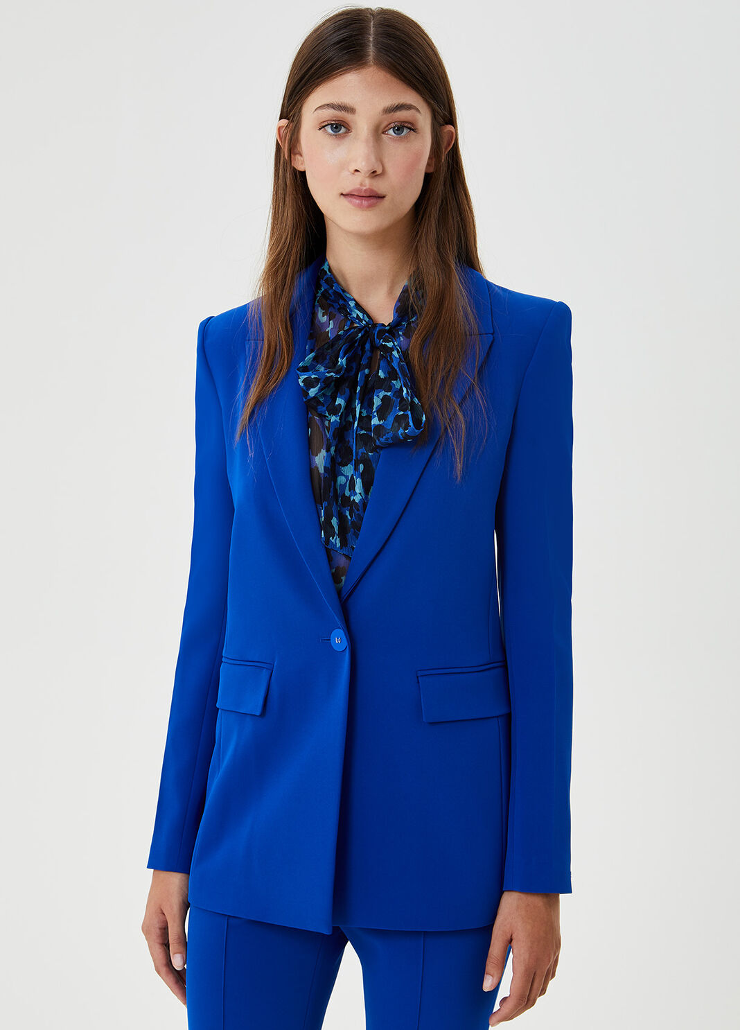 Slim-fit blazer Blue Liu Jo - large image number 0