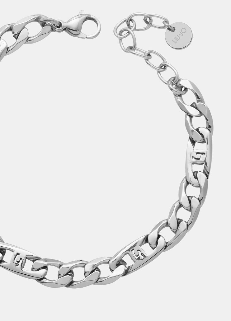 Bracciale in acciaio argento Liu Jo - large image number 1 Bracciale in acciaio argento Liu Jo - large image number 1