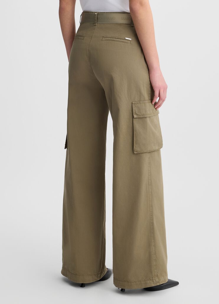 Cargo trousers green Liu Jo - large image number 1