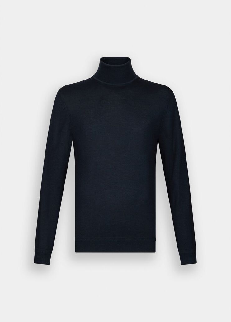 Wool polo-neck dark blue Liu Jo - large image number 6 Wool polo-neck dark blue Liu Jo - large image number 6