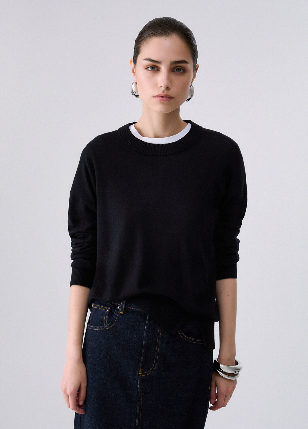 Wool Blend Sweater black Liu Jo - large image number 0
