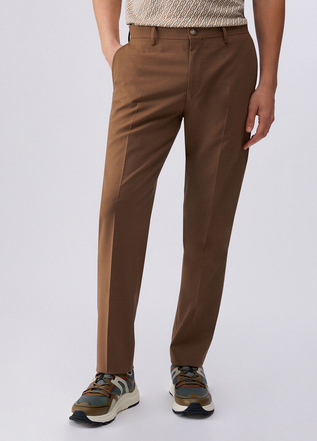 Wool-blend chinos ginger Liu Jo - large image number 0