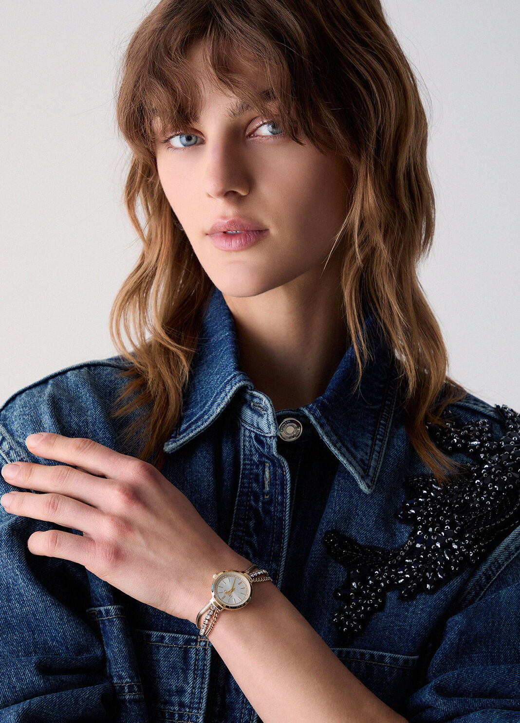 Watch with crystals gold Liu Jo - large image number 0