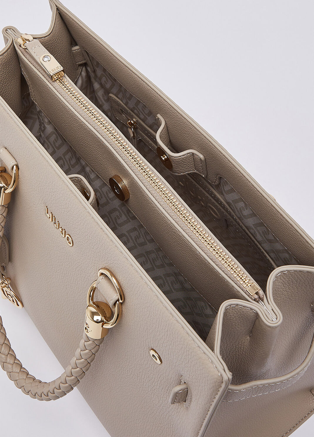 Medium satchel bag white Liu Jo - large image number 6