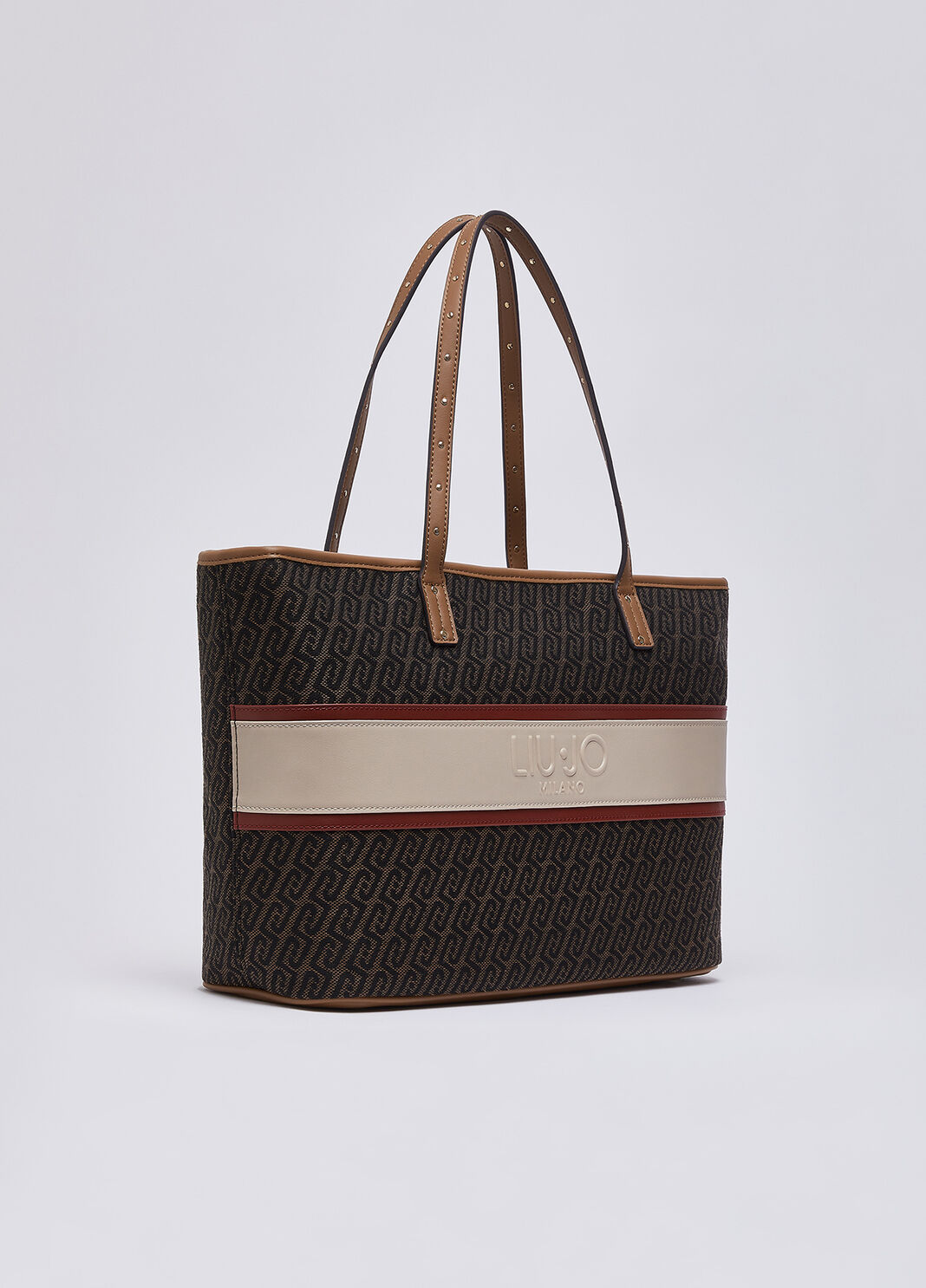 Mittlere Monogramm-Tote-Tasche Dunkelbraun Liu Jo - large image number 2
