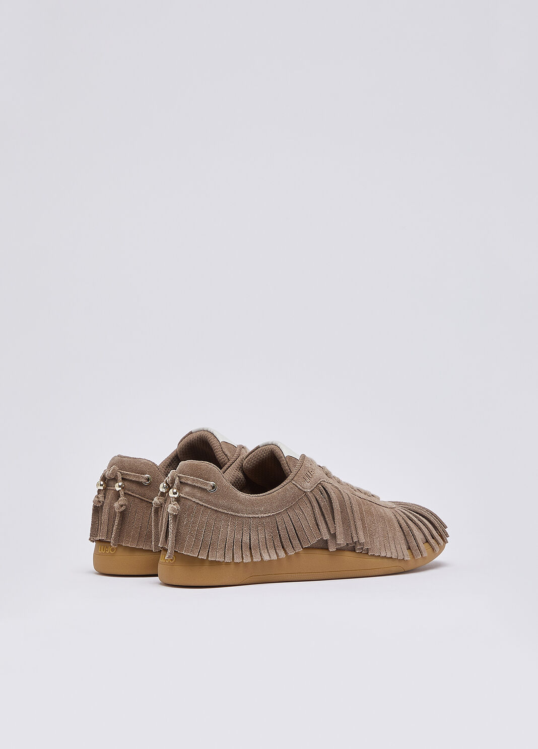 Suede Fringe Sneakers havana Liu Jo - large image number 3