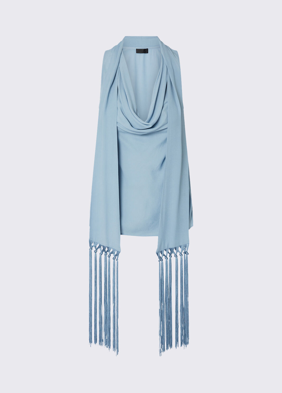 Top with Scarf light blue Liu Jo - large image number 6