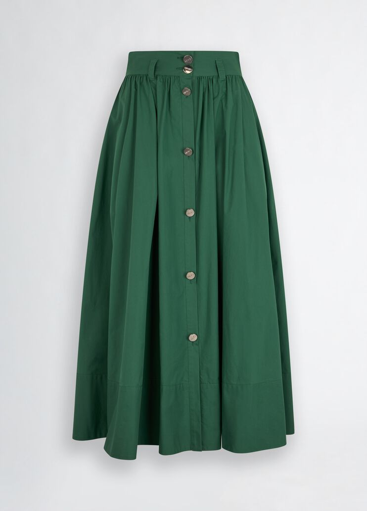Green midi skirt tropical jungle Liu Jo - large image number 6 Green midi skirt tropical jungle Liu Jo - large image number 6