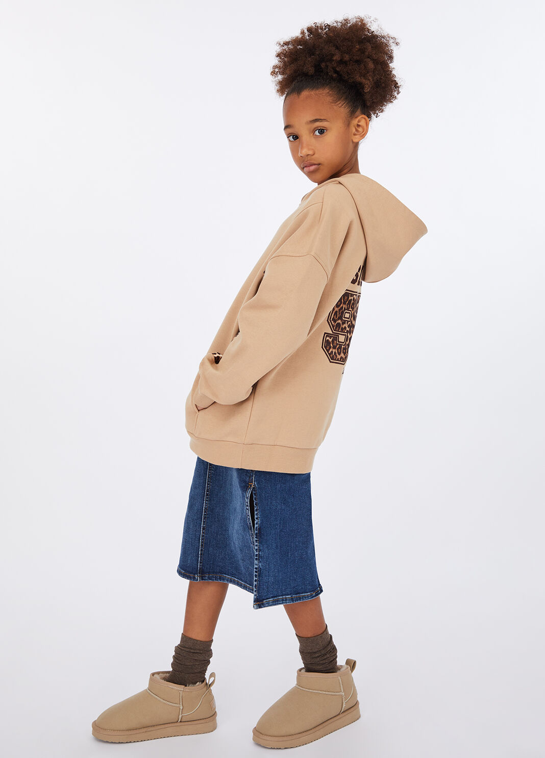 Denim midi skirt dark blue denim Liu Jo - large image number 0