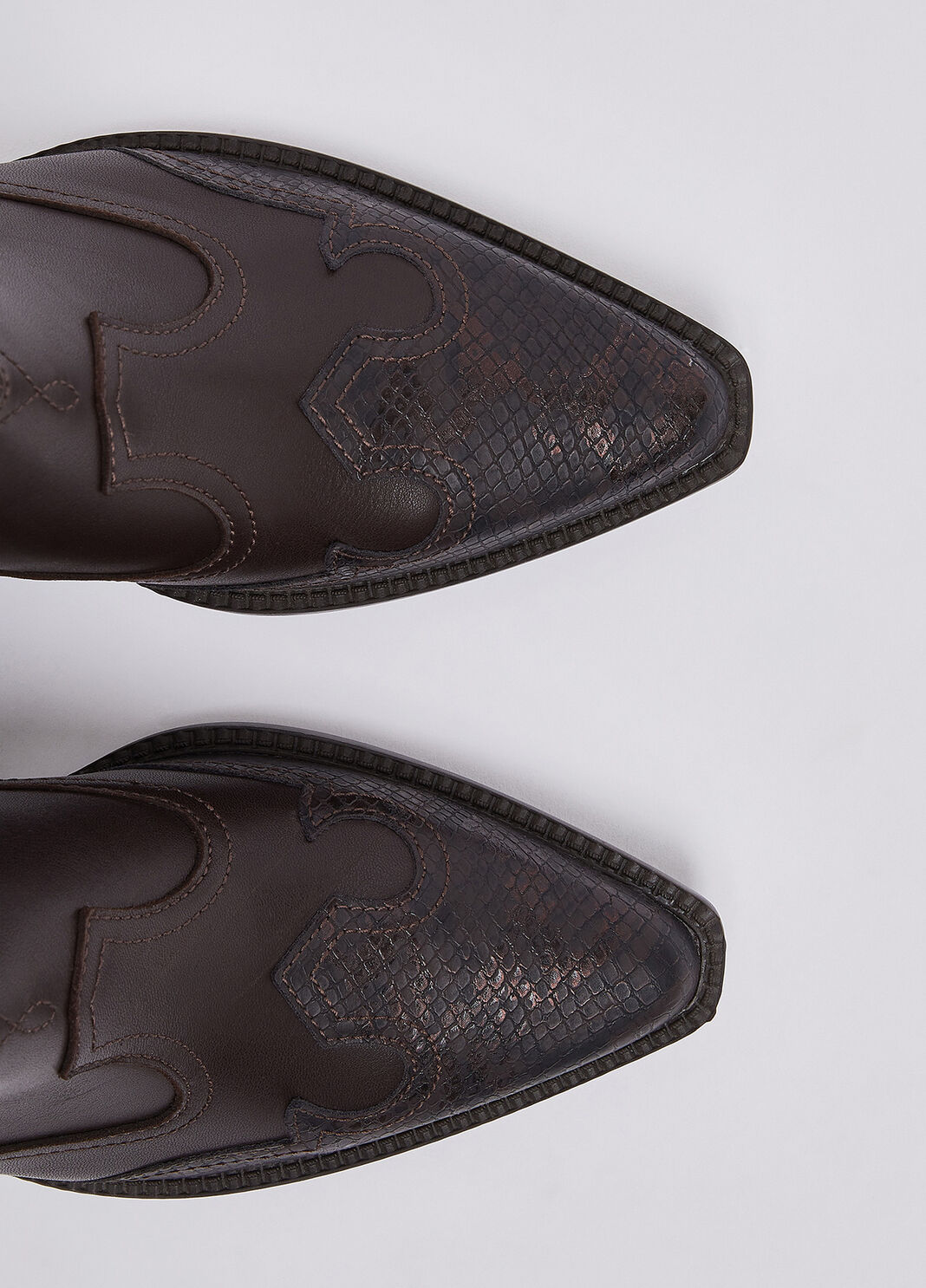 Cowboy ankle boots with python print mocha Liu Jo - large image number 3