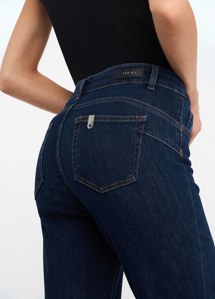 High-rise skinny jeans blue denim Liu Jo - large image number 4 High-rise skinny jeans blue denim Liu Jo - large image number 4