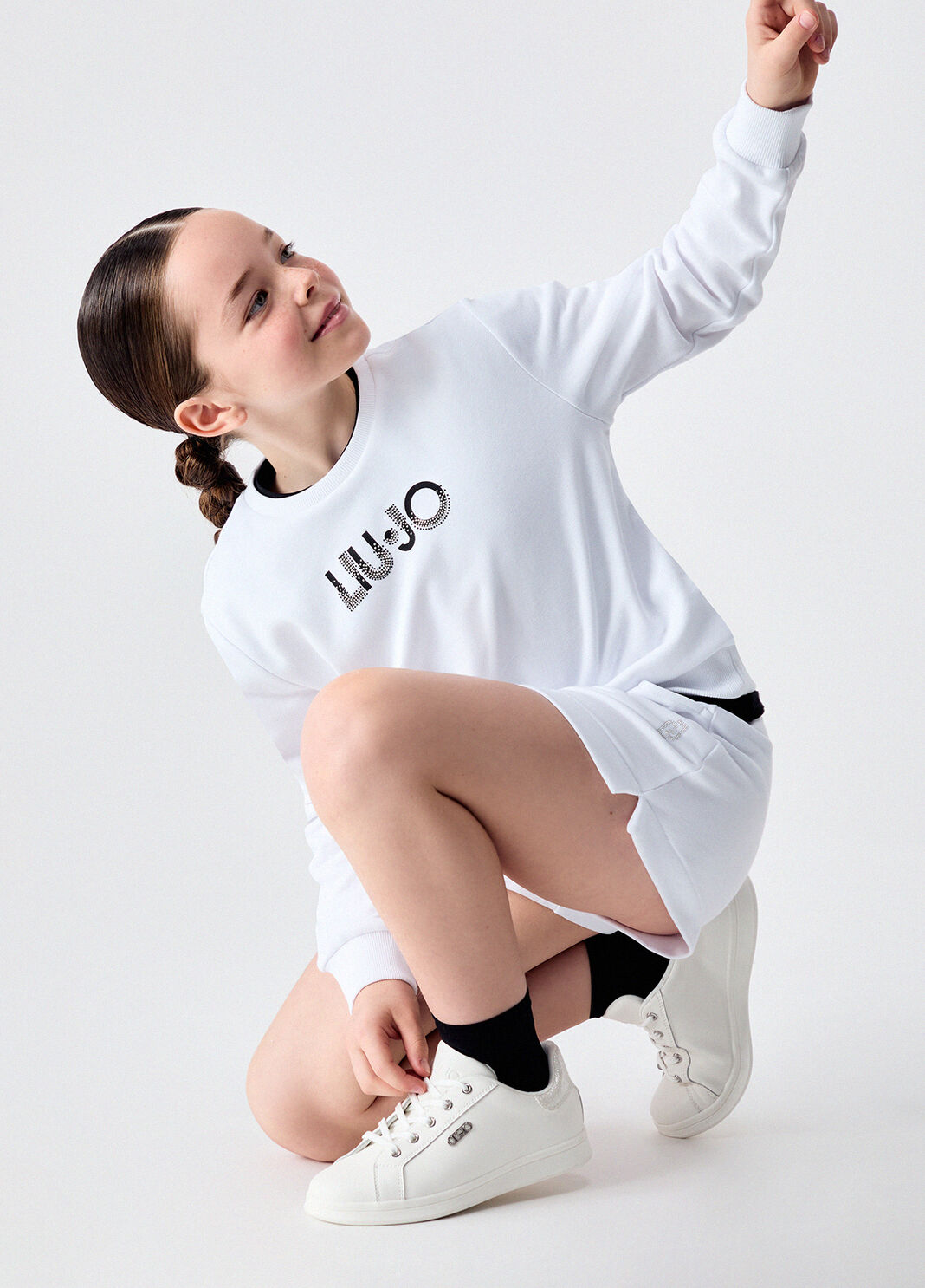Шорты из футера белый Liu Jo - large image number 0