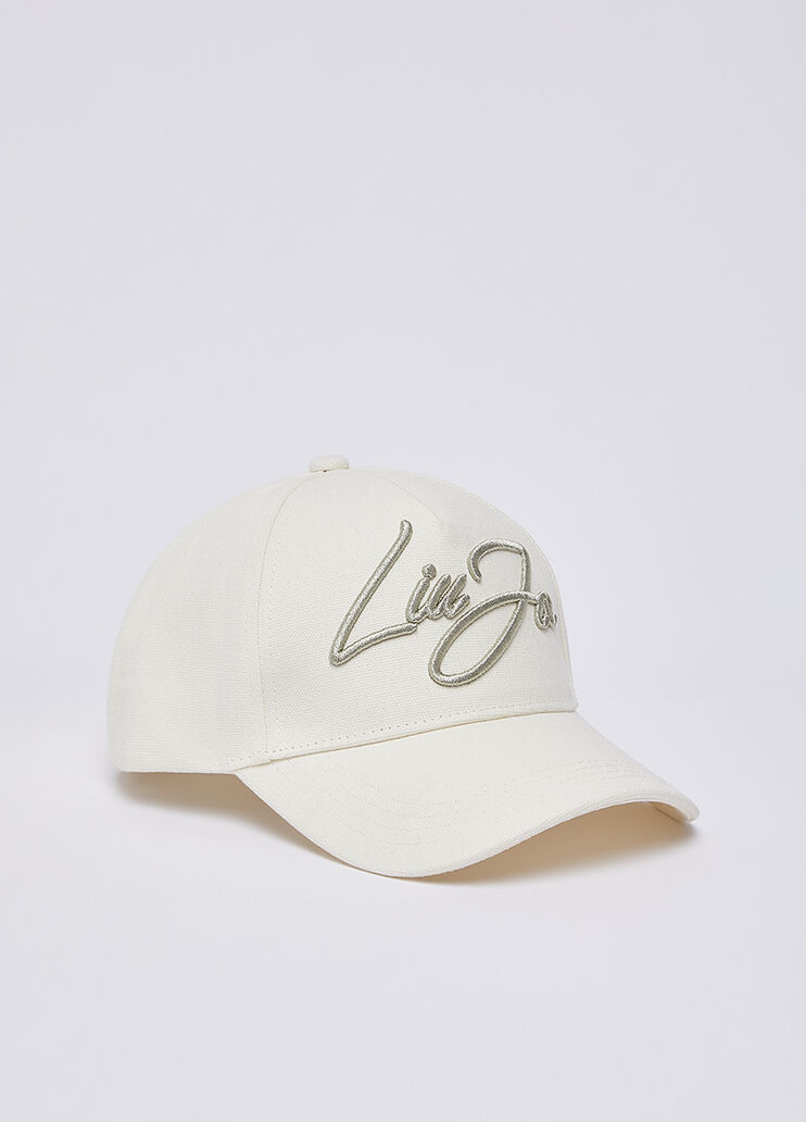 Baseball cap with logo cream Liu Jo - medium