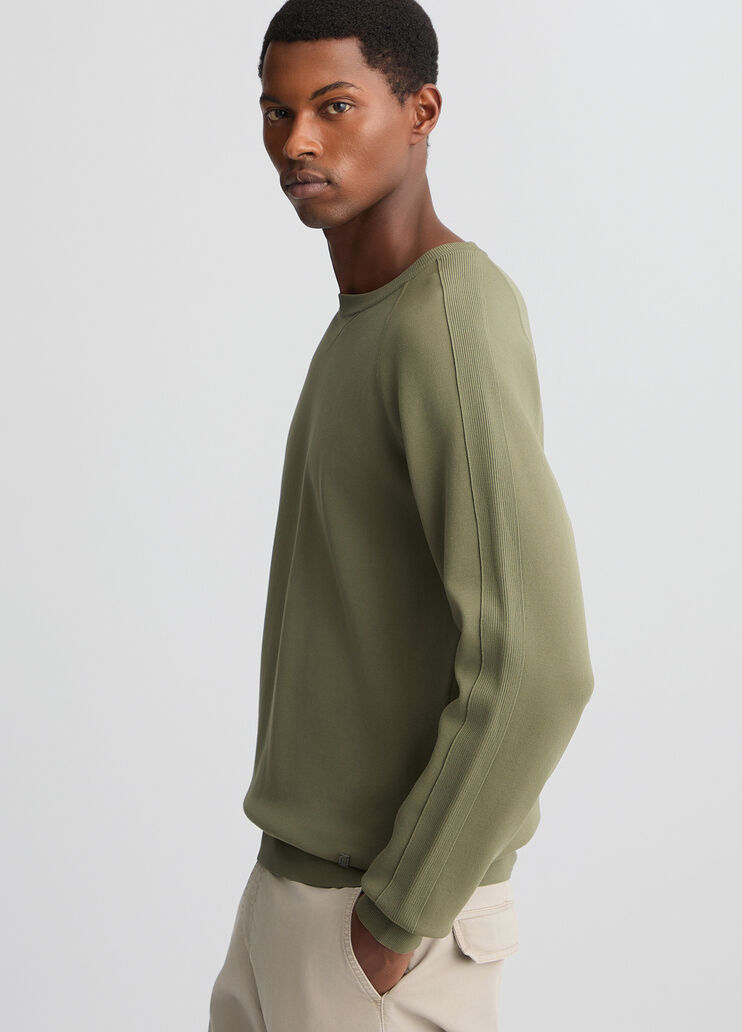 Green round-neck jumper olive green Liu Jo - large image number 3 Green round-neck jumper olive green Liu Jo - large image number 3