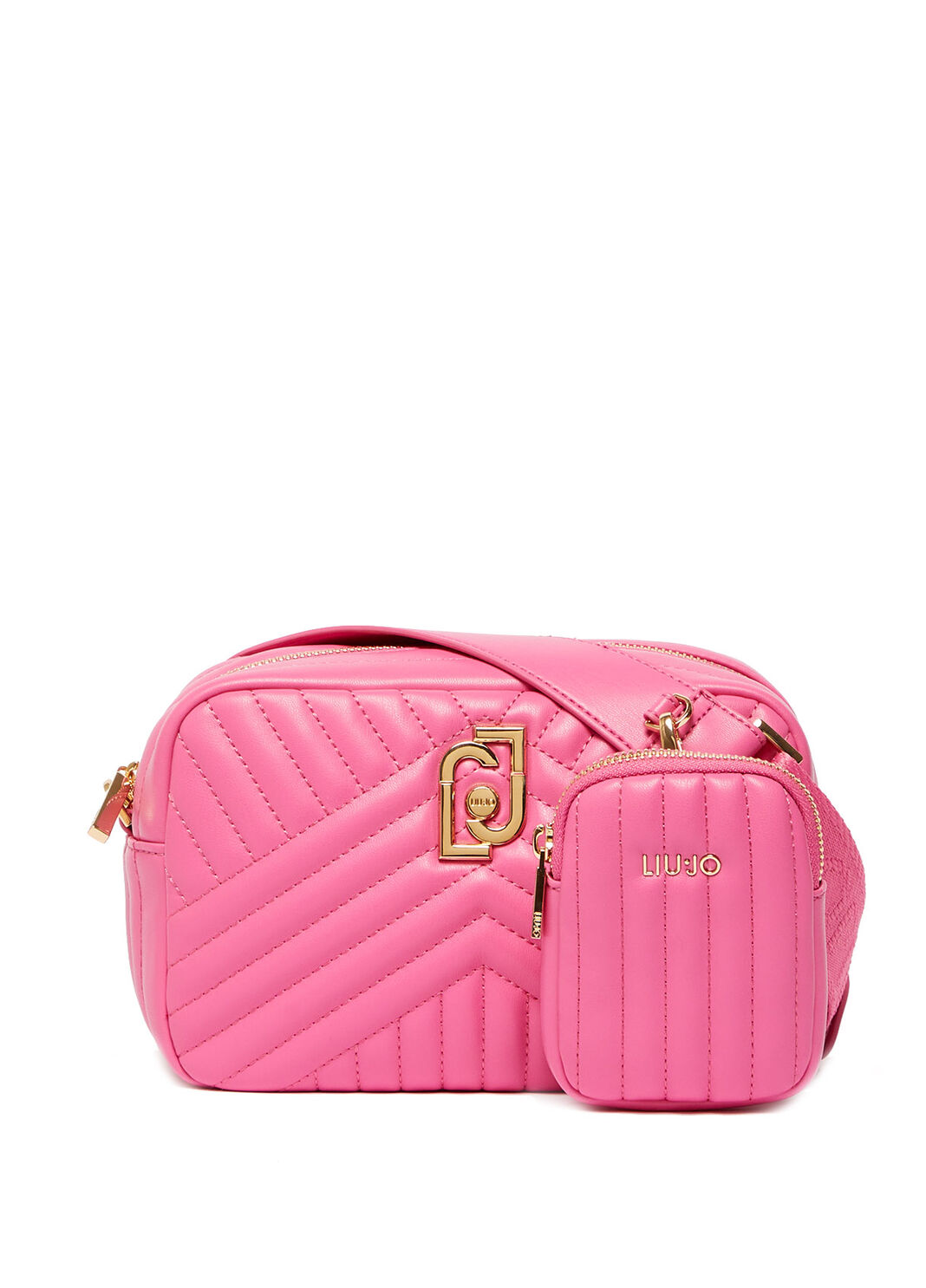 Mittelgro&szlig;e Umh&auml;ngetasche aus Matelass&eacute; rot Liu Jo - large image number 0