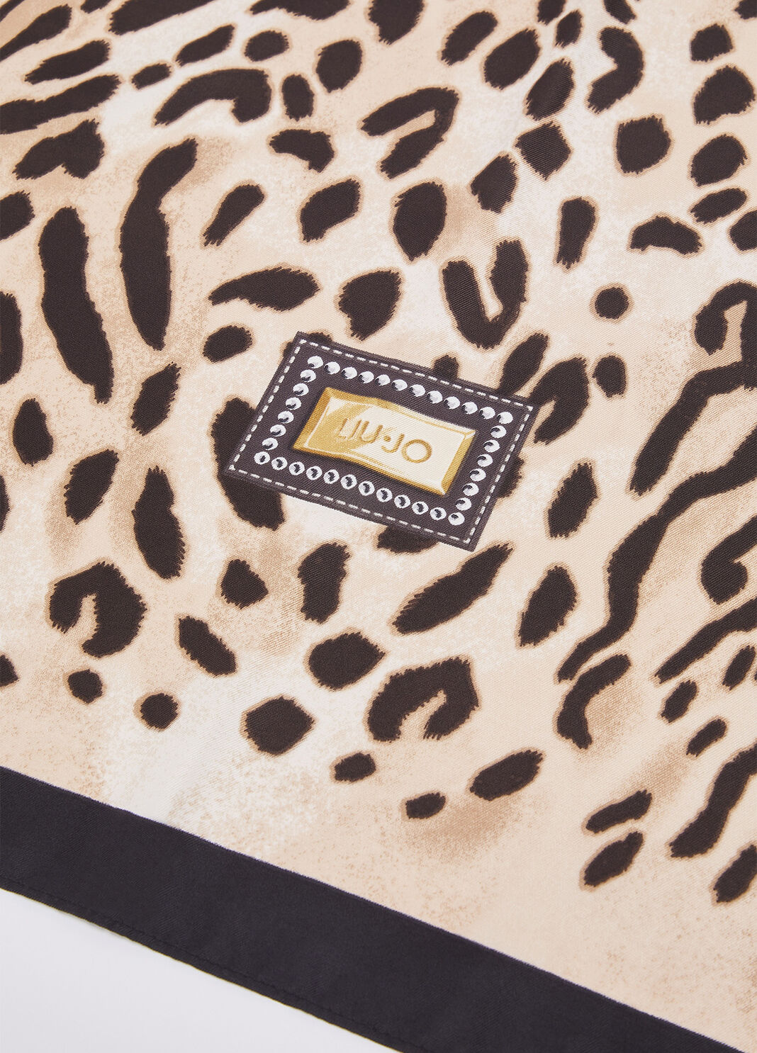 Scarf large with animal print leopard print Liu Jo - large image number 2