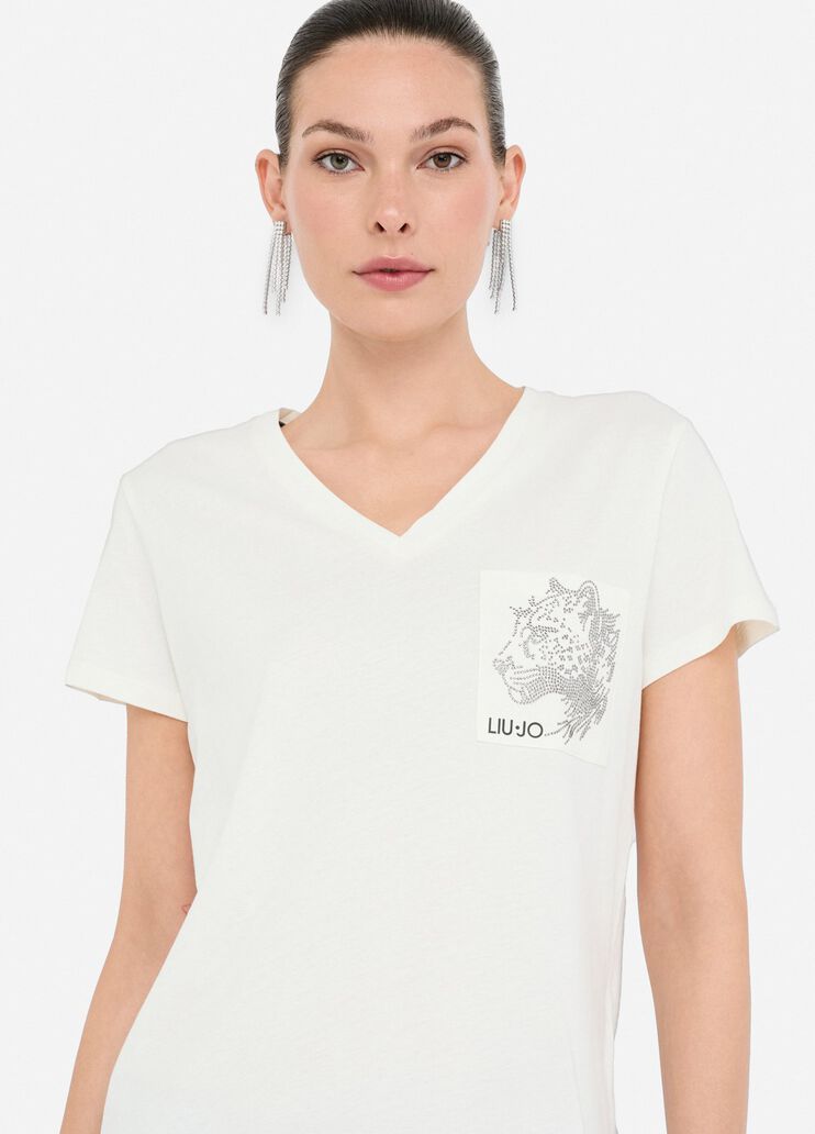 Liu Jo Better T-shirt white Liu Jo - large image number 3 Liu Jo Better T-shirt white Liu Jo - large image number 3