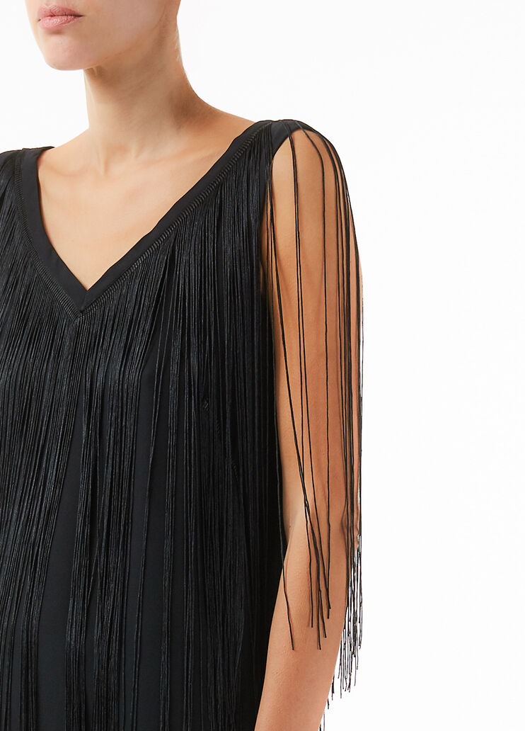 Top with fringes Black Liu Jo - large image number 2