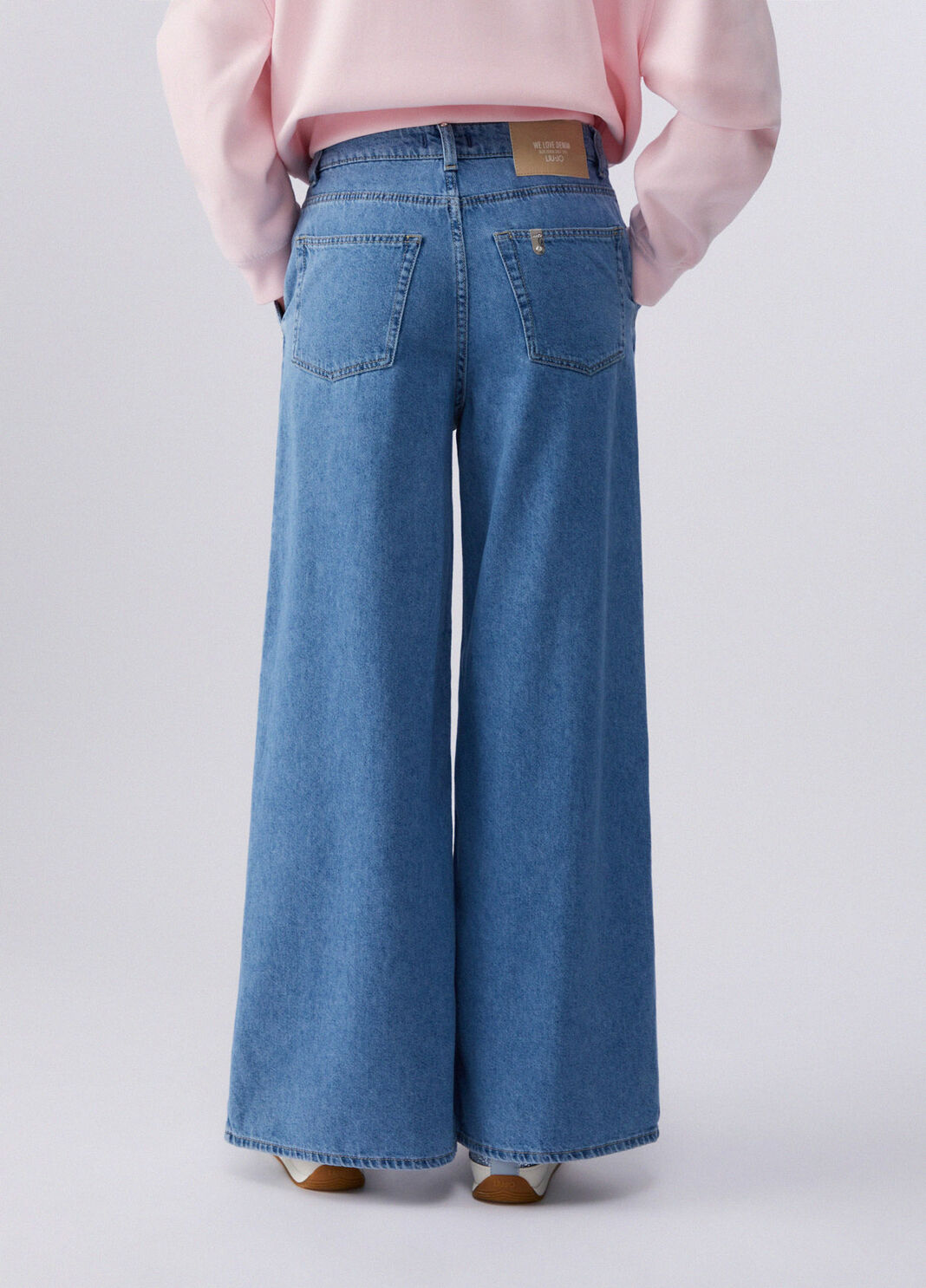 Flare-Jeans mit Schlitzen Denimblau Liu Jo - large image number 1