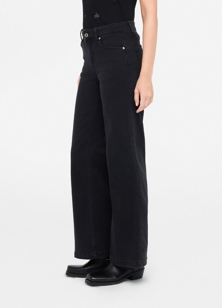 High-rise flared jeans black denim Liu Jo - large image number 3 High-rise flared jeans black denim Liu Jo - large image number 3