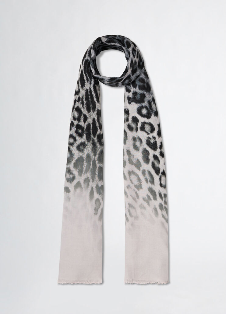 Stola im Animal-Print Wei&szlig; Liu Jo - medium