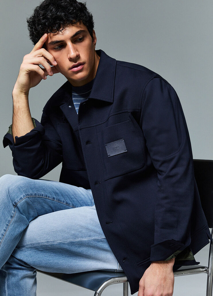 Giubbotto in jersey blu scuro Liu Jo - medium