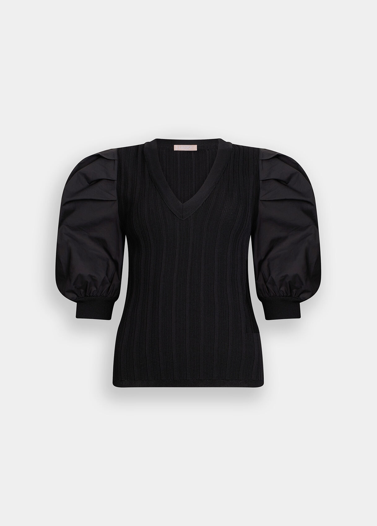 ESMOK ♡balloon tops black Top with balloon sleeves colour black | Liu Jo