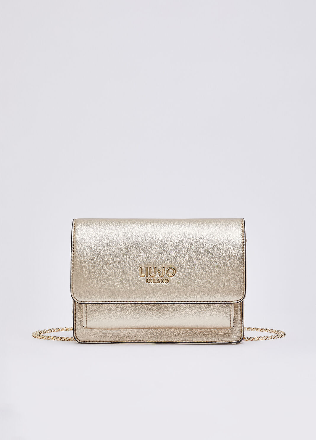 Sac &agrave; bandouli&egrave;re moyen beige clair Liu Jo - large image number 1
