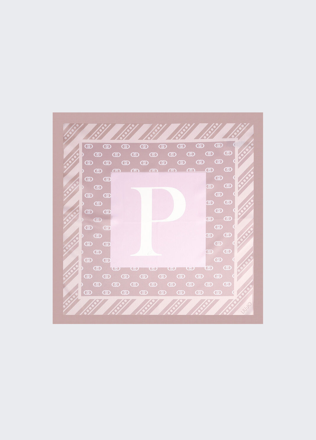 Foulard &agrave; motif lettre P beige Liu Jo - large image number 1