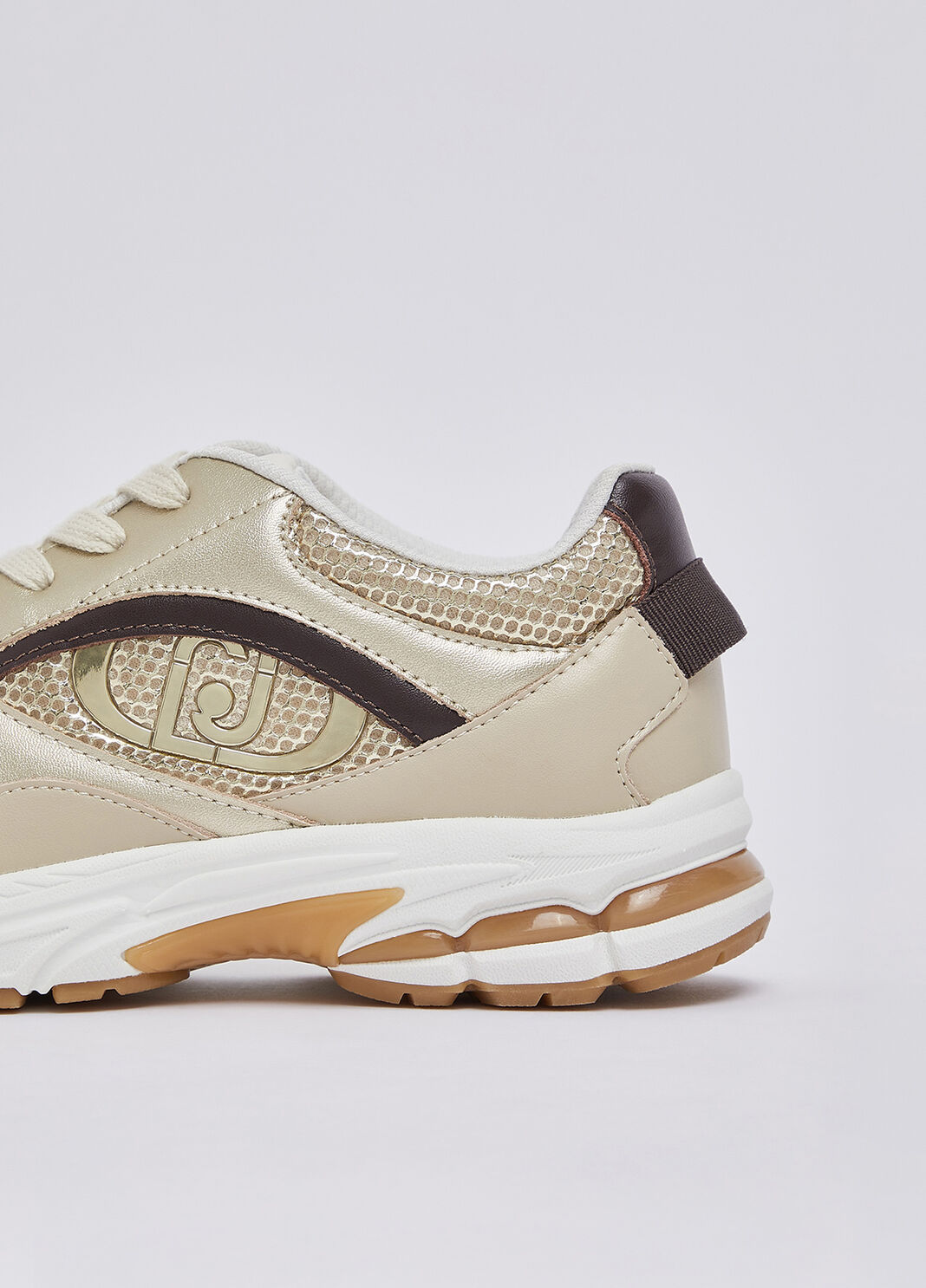 Sneaker aus metallisiertem Mesh Kordel Liu Jo - large image number 5
