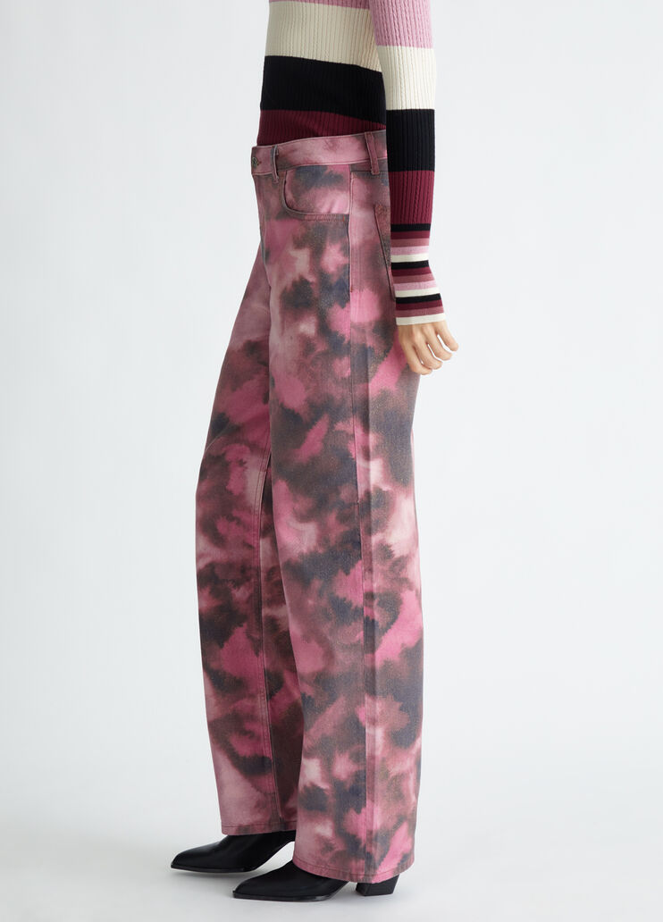 Pantaloni baggy con strass rosa Liu Jo - large image number 2